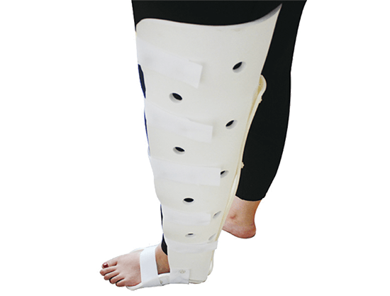 Tibiofibular supramalleolar fixation splint